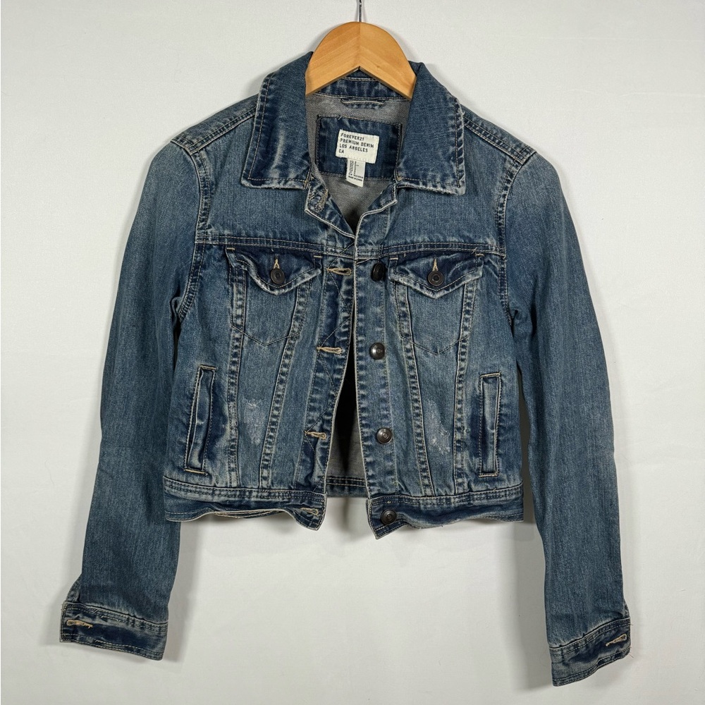 Forever 21 Cropped Denim Jacket